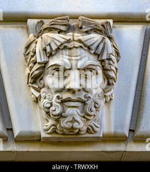 Le Triangle Fédéral de l'environnement antique façade Face Protectioin EPA Agence Washington DC Banque D'Images