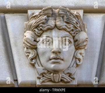 Le Triangle Fédéral de l'environnement antique façade Face Protectioin EPA Agence Washington DC Banque D'Images