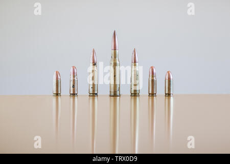 L'ancien des balles rouillées Banque D'Images