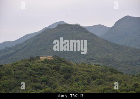 Vue sur les îles de Hong Kong Banque D'Images