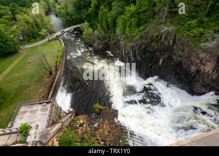 Croton Croton Gorge Park et nouveau barrage, Croton-on-Hudson, New York, USA Banque D'Images
