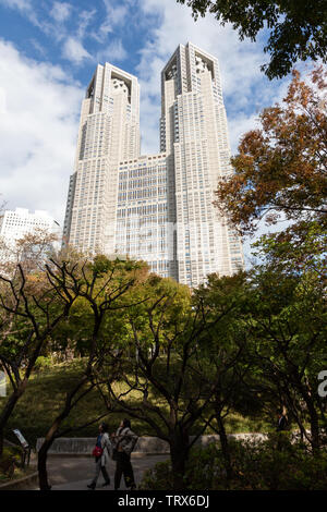 Gouvernement Tokyo Metropolitan Building, Shinjuku, Japon Banque D'Images