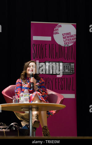 Sali Hughes au Festival littéraire de Stoke Newington 2019 Banque D'Images