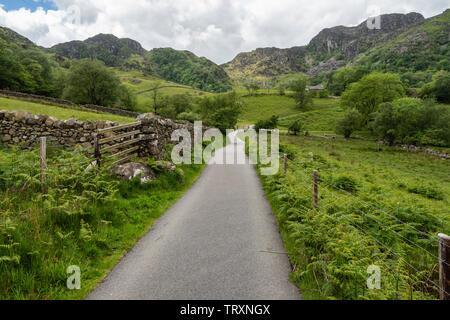 10/06/2019 Montagnes de Snowdonia Banque D'Images