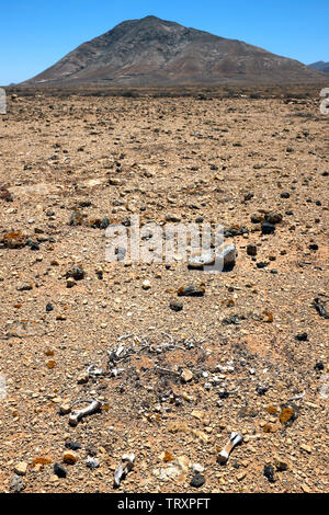 Le mont Tindaya, Fuerteventura Banque D'Images