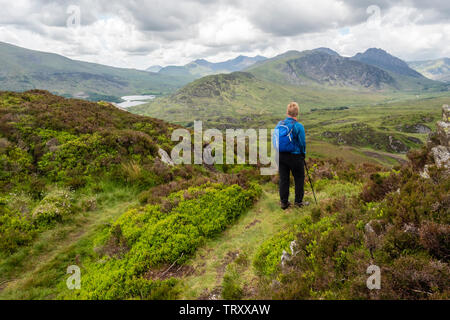 10/06/2019 Montagnes de Snowdonia Banque D'Images