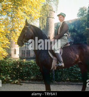 Liselotte Pulver lors du tournage de la comédie "le Spessart Inn' (1958). Liselotte Pulver Lilo actrice PulverSwiss est né le 11 octobre 1929 à Berne. Dans le monde d'utilisation | Banque D'Images