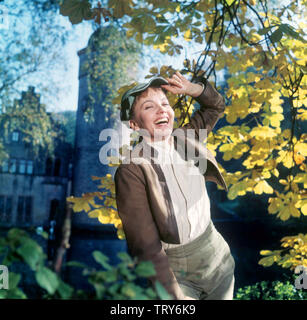 Liselotte Pulver lors du tournage de la comédie "le Spessart Inn' (1958). Liselotte Pulver Lilo actrice PulverSwiss est né le 11 octobre 1929 à Berne. Dans le monde d'utilisation | Banque D'Images