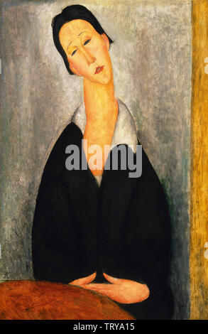 Amedeo Modigliani - Portrait femme polonaise Banque D'Images