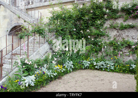 Un coin de l'art musée jardins à Tours Banque D'Images