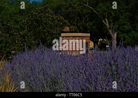 Ville de Canyon Jardin Public, parc aquatique, Canyon, Texas. Banque D'Images