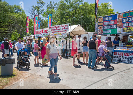 Pioneer Days petite ville célébration annuelle dans le centre-nord de la Floride. Banque D'Images