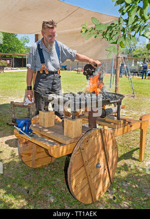 Pioneer Days petite ville célébration annuelle dans le centre-nord de la Floride. Banque D'Images