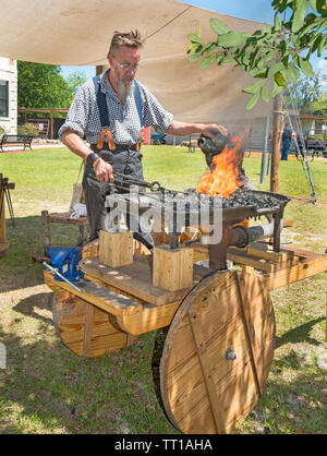 Pioneer Days petite ville célébration annuelle dans le centre-nord de la Floride. Banque D'Images