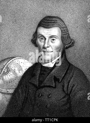 HENRY ANDREWS (1744-1820) astronome et mathématicien anglais en 1815 Banque D'Images