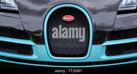 Grille de radiateur Bugatti Veyron Banque D'Images