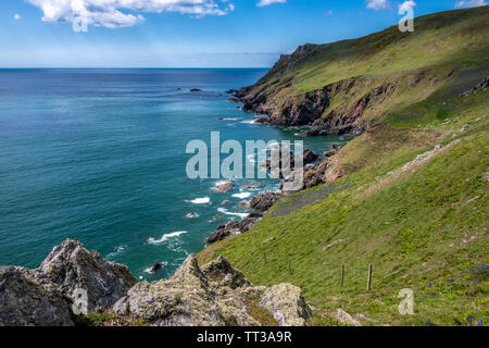 Paysage côtier au point de départ, Devon Banque D'Images