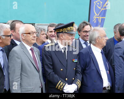 Inauguration de l'Armada de Rouen par trois ministres Banque D'Images