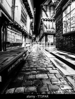 La pagaille dans la nuit aussi connu sous le nom de chemin de traverse, York Uk Banque D'Images