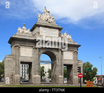 Espagne, Madrid, Puerta de Toledo, Banque D'Images