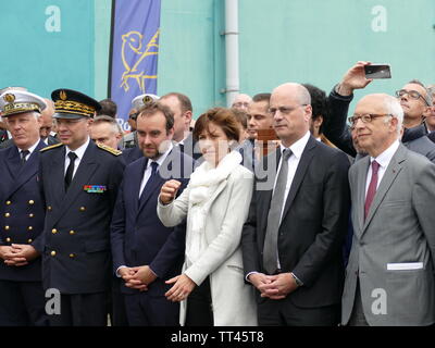 Inauguration de l'Armada de Rouen par trois ministres Banque D'Images