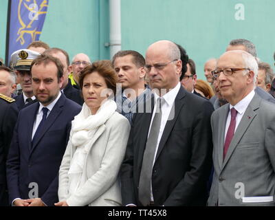 Inauguration de l'Armada de Rouen par trois ministres Banque D'Images