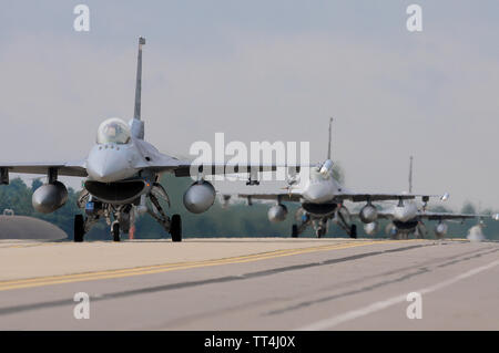 F-16CM Lakenheath Banque D'Images
