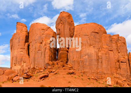 Cly Butte, Monument Valley, Navajo Tribal Park - Arizona Banque D'Images