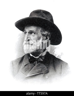 GIUSEPPE VERDI (1813-1901), compositeur d'opéra italien Banque D'Images