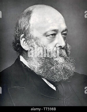 LORD SALISBURY Robert Gascoyne-Cecil (1830-1903) Homme d'État britannique vers 1880 Banque D'Images