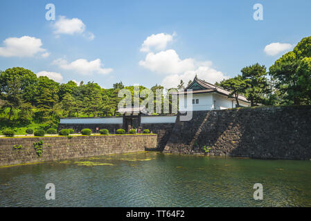 Kikyomon porte du Palais Impérial de Tokyo au Japon Banque D'Images