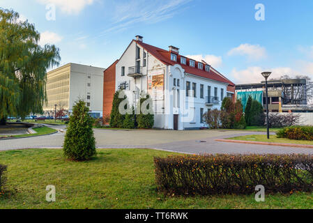 Minsk, Belarus - 15 novembre 2018 : Musée d'histoire de l'édifice du cinéma biélorusse à Minsk Banque D'Images