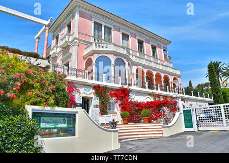 Nice, France - 17 juin 2014 : Villa Ephrussi de Rothschild à Saint Jean Cap Ferrat Banque D'Images