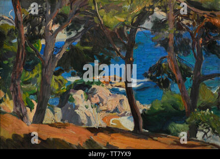 Joaquin Sorolla y Bastida (1863-1923). Peintre espagnol. Côte de Santa Cristina, Lloret de Mar, 1915. Musée Sorolla. Madrid. L'Espagne. Banque D'Images