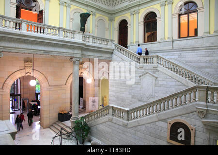 Espagne, Madrid, Biblioteca Nacional, Bibliothèque nationale, de l'intérieur, Banque D'Images