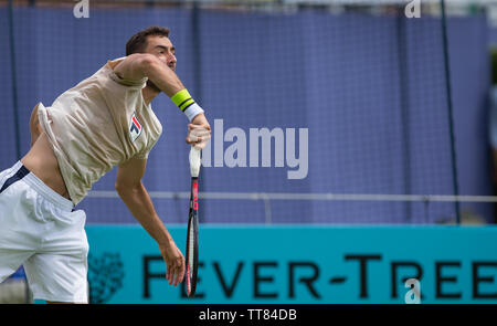 Londres, Royaume-Uni. 15 Juin, 2019. MARIN CILIC de Croatie pendant les tours de qualification de tennis à l'Fever-Tree Championships au Queen's Club, Londres, Angleterre le 15 juin 2019. Photo par Andy Rowland. Credit : premier Media Images/Alamy Live News Banque D'Images