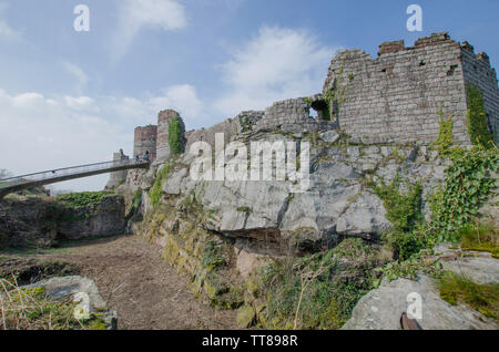 Beeston Castle, Cheshire, Angleterre, Royaume-Uni. Banque D'Images