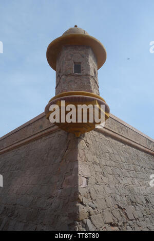 Real Felipe Fortress dans le port de Callao, Lima, Pérou Banque D'Images