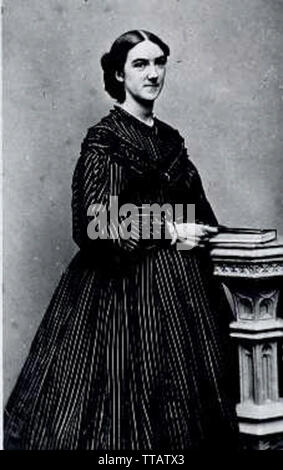 Miss Ellen Henrietta avaler, photographié ca. 1864. Banque D'Images