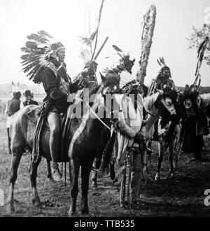 Indiens sioux, Colorado, USA Banque D'Images