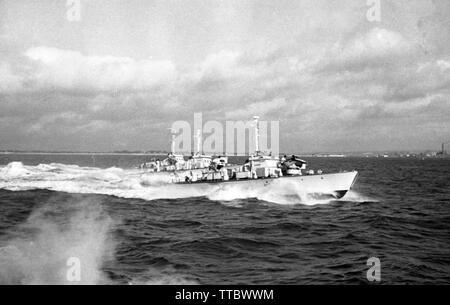 La MARINE ROYALE Schnellboot / bateau de patrouille rapide / Ex-MTB Motor Torpedo Boat - Vosper 73 ft Type II Banque D'Images