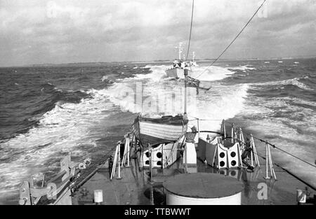 La MARINE ROYALE Schnellboot / bateau de patrouille rapide / Ex-MTB Motor Torpedo Boat - Vosper 73 ft Type II Banque D'Images