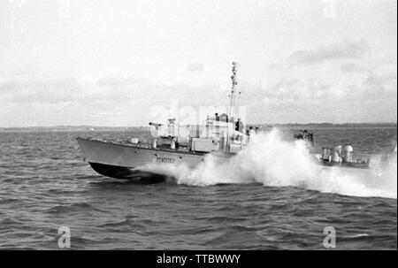 La MARINE ROYALE Schnellboot / bateau de patrouille rapide / Ex-MTB Motor Torpedo Boat - Vosper 73 ft Type II Banque D'Images