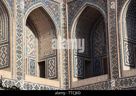 Ulugh Beg, la route de la soie l'empreinte de l'Asie centrale, Samarkand, Ouzbékistan Banque D'Images