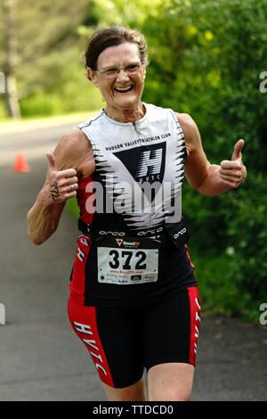 HVTC 2019 Série d'été de Triathlon # 1 Banque D'Images