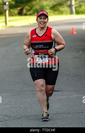 HVTC 2019 Série d'été de Triathlon # 1 Banque D'Images