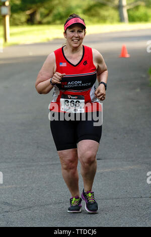 HVTC 2019 Série d'été de Triathlon # 1 Banque D'Images