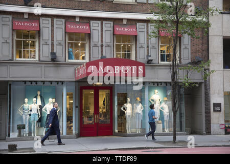 Talbots women's store sur Madison Avenue, à Manhattan, New York City. Banque D'Images