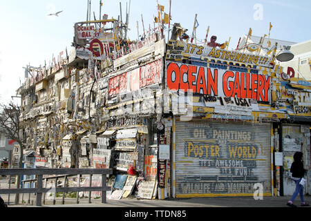 La célèbre galerie de l'océan sur la promenade d'Ocean City, MD, États-Unis d'Amérique Banque D'Images