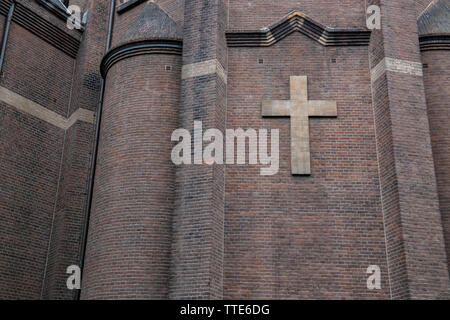 Nieuwe Kerk Amsterdam - l'église Nieuwe Kerk Dam Pays-bas - l'architecture gothique du 15ème siècle church Banque D'Images